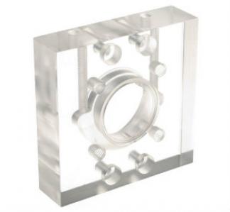Perspex CNC Machined Part for Medical Application